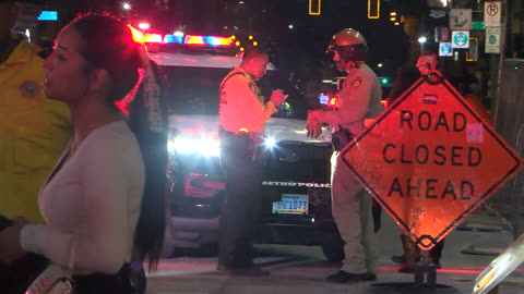 Las Vegas Metro Police Breaks up Fight Among Women in Downtown Las Vegas