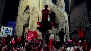 Turkey fans fill German streets after Austria win