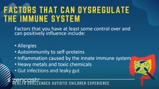 20 of 63 - Factors That Can Dysregulate the Immune System - Health Challenges in Autism