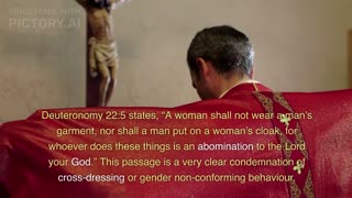 What Bible passages speak about gender conforming behaviour?