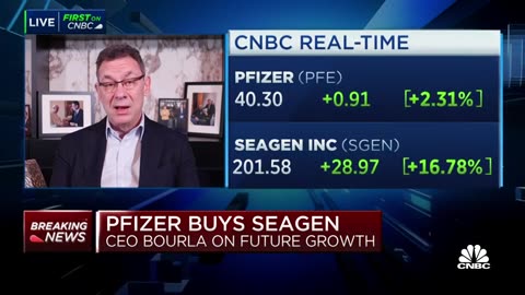 Satanist Pfizer CEO Albert Burla announces $43 billion acquisition of Seagen