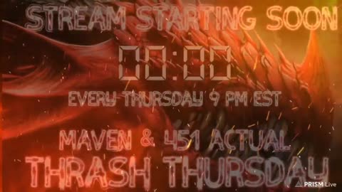 Thrash Thursday 6-1-2023 - Hard Rock & Metal Show with Maven & 451 Actual