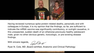 Answers4Sean Finally Gets Pathology Report from Dr.Cole Confirming Death due to Vaccine