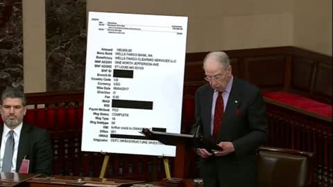 SEN. CHUCK GRASSLEY DISCLOSES CONNECTION BETWEEN CCP & THE BIDEN FAMILY