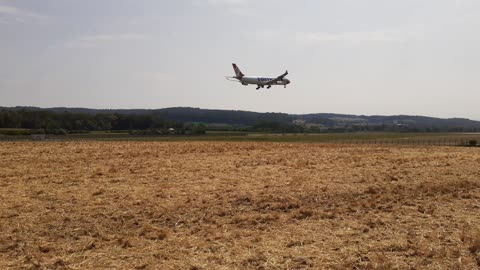 Edelweiss - WK 005 Landing at ZRH Airport, 29 June 2023