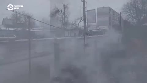 The Moment A Russian Tank Fired Straight At A Ukrainian Cameraman