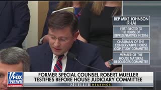 Hearing: Johnson Mr. Mueller your report does not conclude that impeachment would be appropriate