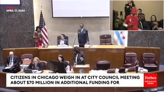 Chicago Citizens Confront Mayor Brandon Johnson About Proposal To Spend $70 Million More On Migrants