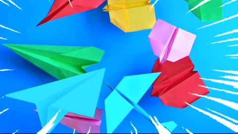 Super simple make paper airplane - fly far and best flight