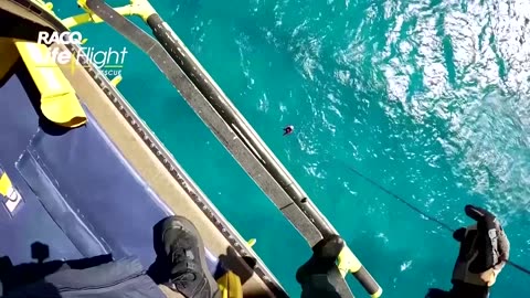 Watch dramatic sea rescue of brothers off Queensland