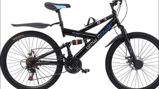 Yulioas Adult Mountain Bikes 26 Inch Mountain Trail Bike High Carbon Steel