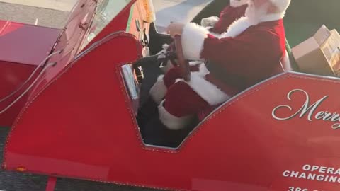 Santa Spotted Driving in Daytona