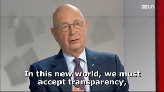 Klaus Schwab says "If you have nozzing to hide then you shouldn't be afraid"