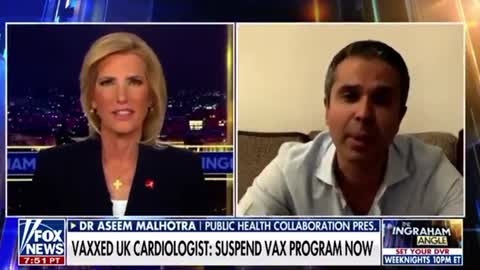 Laura Ingraham vaxxed u.k. cardiologist suspended