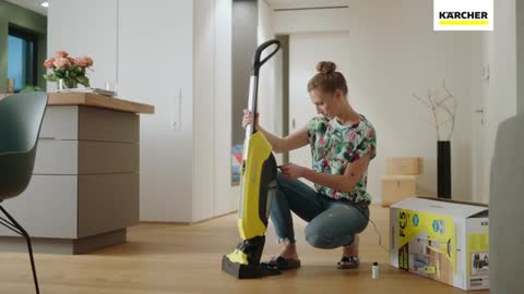 How to assemble the FC 5 Cordless Hard Floor Cleaner_ _ Kärcher UK