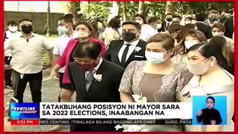 Anong posisyon ang tatakbuhanni Davao City Mayor Sara Dutertesa 2022 elections?