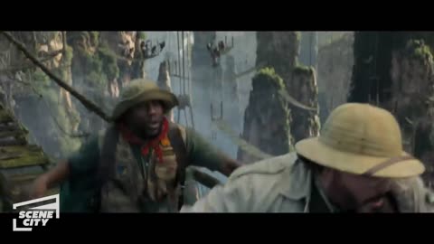 Jumanji The Next Level- Baboon Attack Bridge Scene (Kevin Hart, Jack Black 4K HD Clip)