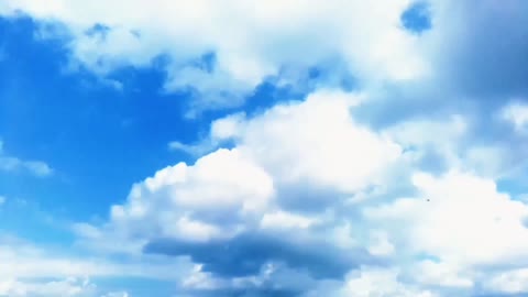 time lapse moving clouds natural blue sky beauty video background