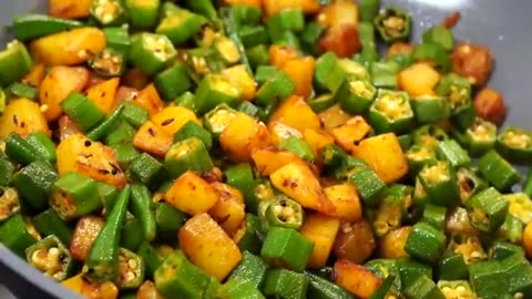 DELICIOUS FRIED OKRA RECIPE (NO SLIME)