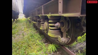 Wrecked Royal Mail Class 307 Train