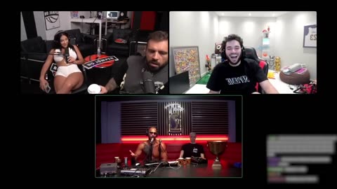 Adin Ross Introduces Adam22 & Lena The Plug To ANDREW TATE