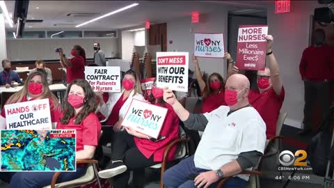 New York nurses closing in on strike