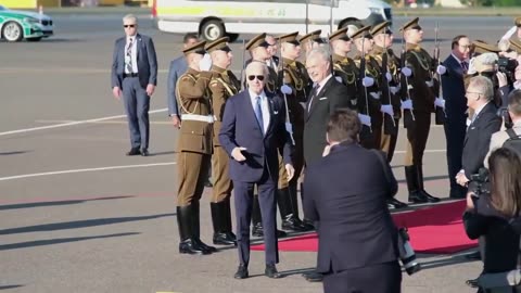 Joe Biden has arrived in Lithuania for the NATO summit.