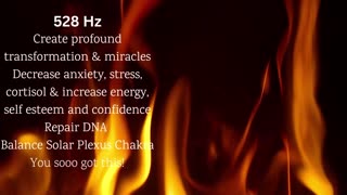 528Hz Solfeggio Frequency-LOVE/MIRACLES/DNA REPAIR-Decrease stress/cortisol-Solar Plexus-Pure Tone