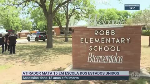 EUA: atirador de 18 anos mata 14 alunos e um professor no Texas | SBT Brasil (24/05/22)