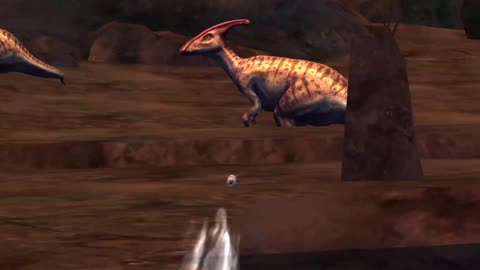 KILL 2 YOUNG "PARASAUROLOPHUSES" WITH A LUNG SHOT