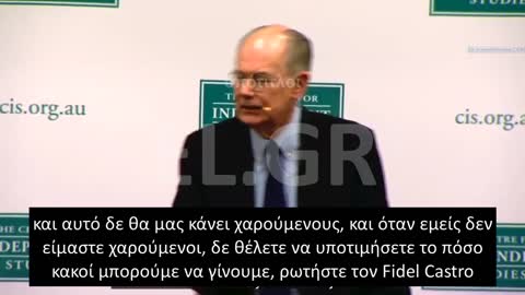 John Mearsheimer Προς Αυστραλούς: Είτε είστε μαζί μας, είτε εναντίον μας