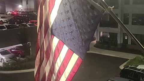 Upside-down flag is a symbol for a nation in distress