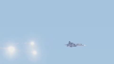 На юге Украины сбит российский истребитель-бомбардировщик Су-34.