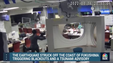 Watch: Newsroom in Japan Experiences 7.3-Magnitude Earthquake