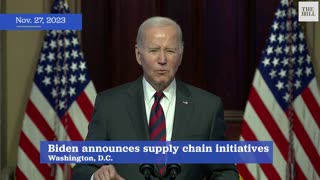 Biden announces new initiatives to STRENGTHEN the supply chain