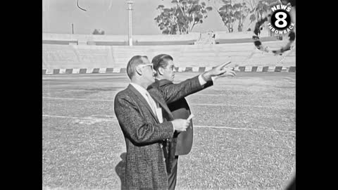 Los Angeles Chargers officials tour Balboa Stadium in San Diego 1961