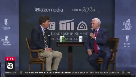 Tucker Carlson Confronts Mike Pence on Ukraine
