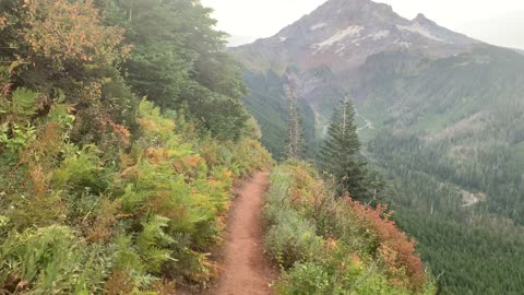 Oregon – Mount Hood – Ridgeline Trail Perspective – 4K
