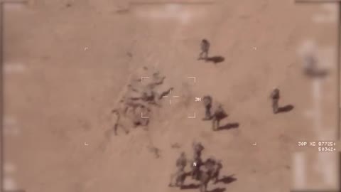 Drone in Mali shows Russian Wagner Group mercenaries burying bodies!!