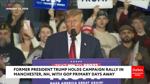 BREAKING NEWS: Trump Takes Square Aim At Nikki Haley During New Hampshire Campaign Rally | Full