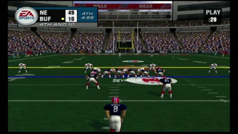 Madden NFL 2004 Franchise Year 1 Week 1 Patriots At Bills