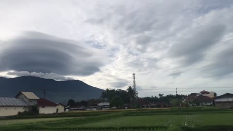 Amazing natural events on Mount Merapi