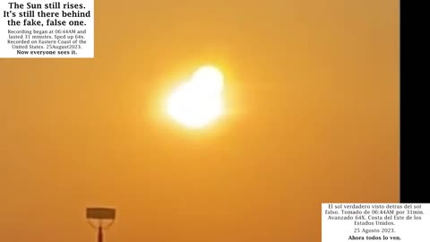 3rd Video of the Real Sun today. This is a closeup of the Sun with "ball of whatever" targeting it (video 3 of 3)