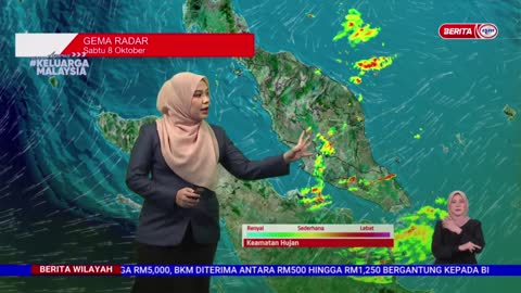 8 OKT 2022 -BERITA WILAYAH-MET MALAYSIA LAPORAN CUACA