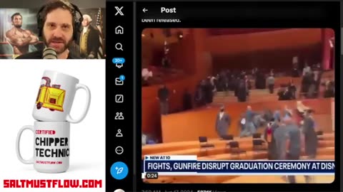 Massive Brawl Breaks out at a Los Angeles High School Graduation