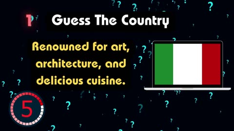 1 Guess The Country.