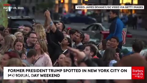 Trump in NYC on Memorial Day Receives Positive Reception