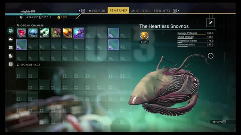 No Man's Sky - The Heartless Snovnos - Living Ship