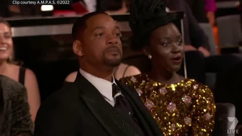 Uncensored moment Will Smith smacks Chris Rock