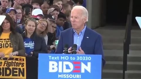 "We can only reelect Donald Trump." - "Joe Biden."